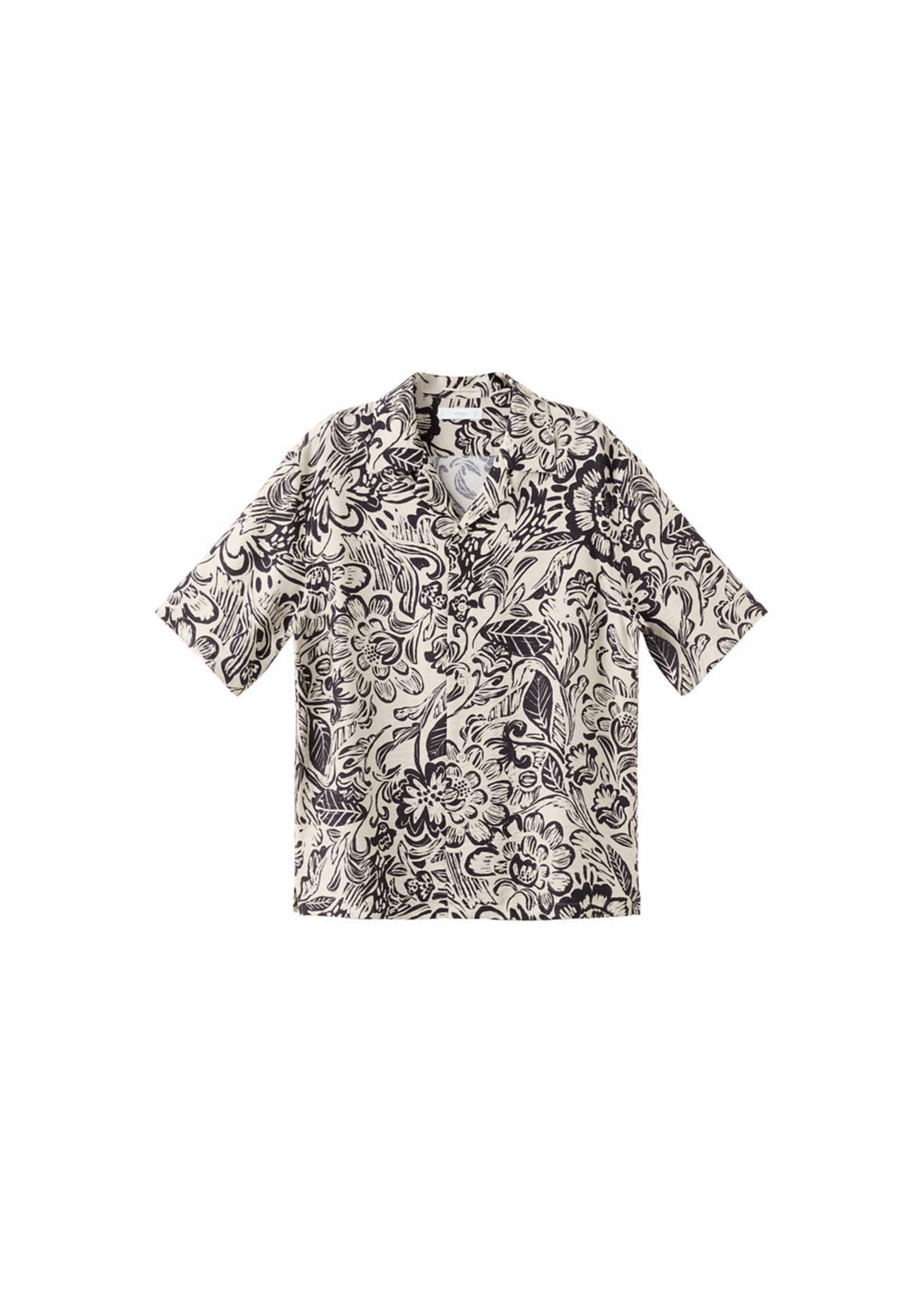 MANGO MAN Regular fit Button Up Shirt 'Sicilia' in Beige