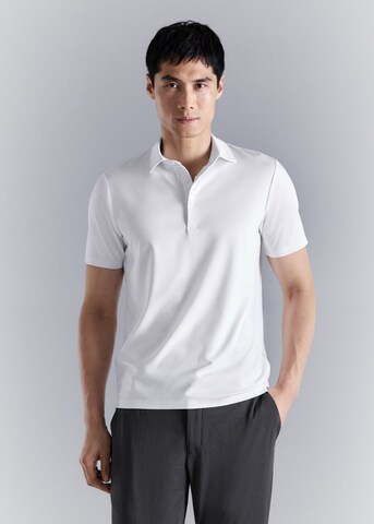 MANGO MAN Shirt 'Laziop' in White: front