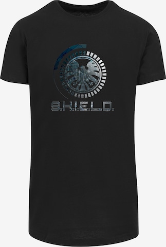 F4NT4STIC Shirt 'Marvel Avengers Shield' in Black: front