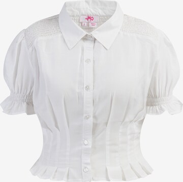 MYMO - Blusa em branco: frente