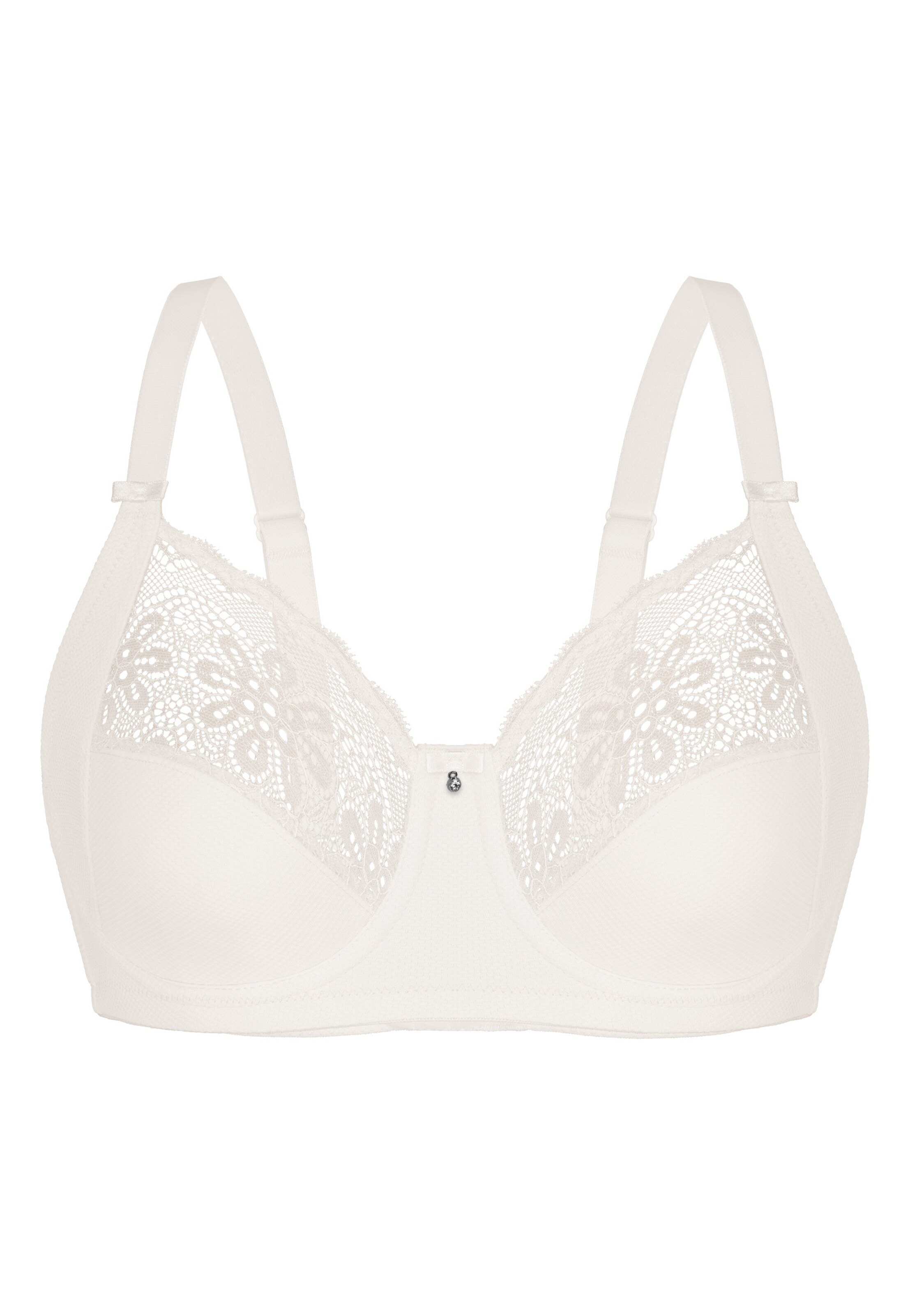 sassa T-shirt Bra 'IMPRESSIVE JACQUARD' in White: front