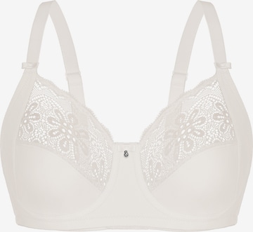 Invisible Soutien-gorge 'IMPRESSIVE JACQUARD' sassa en blanc : devant