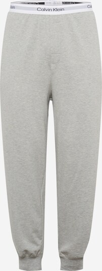 Calvin Klein Панталон в сив меланж / черно / бяло, Преглед на продукта