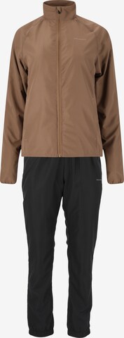 ENDURANCE Tracksuit 'Laila' in Brown: front
