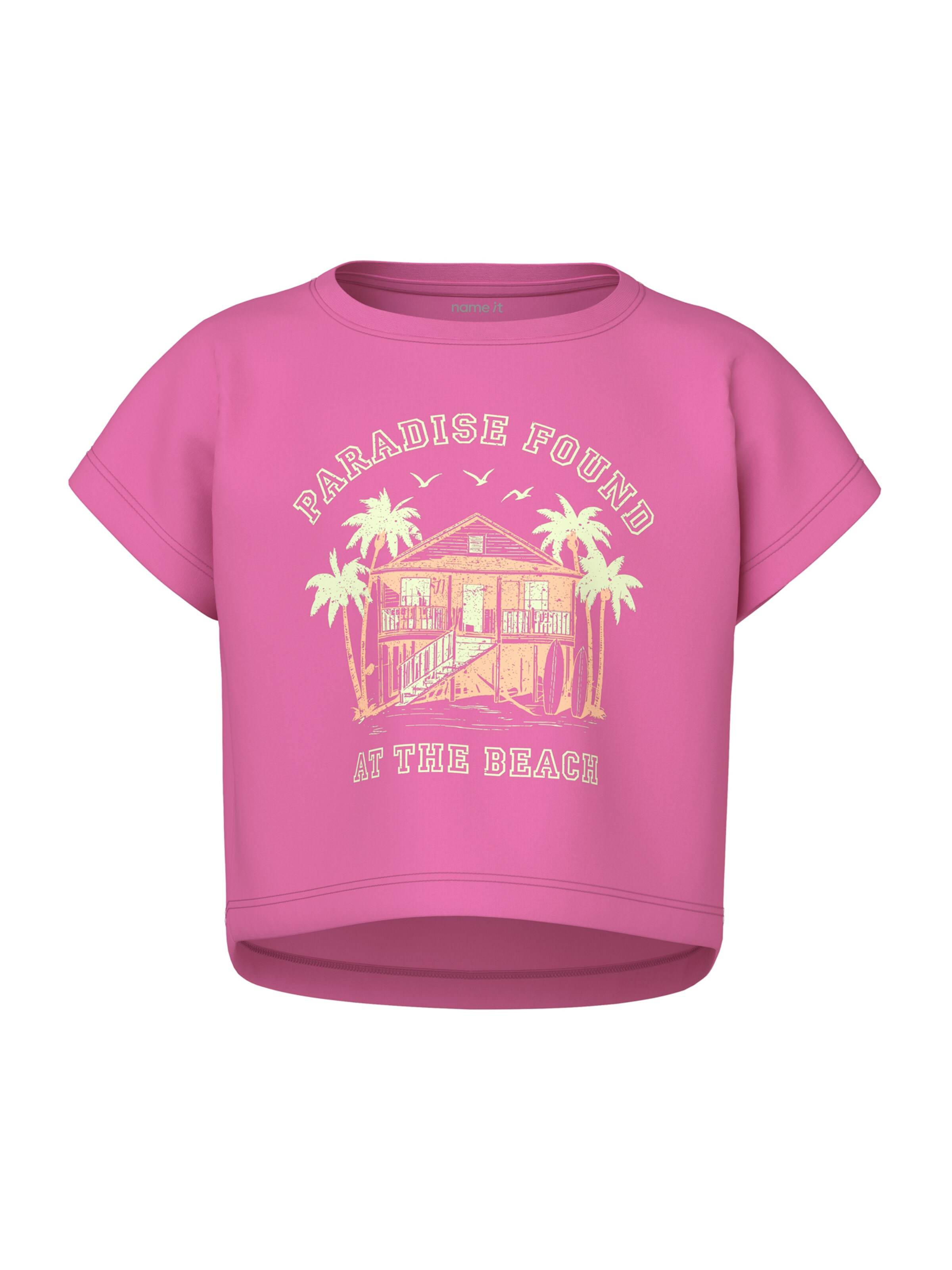 NAME IT T-Shirt 'NKFVILMA' en jaune clair / baie / orange clair, Vue avec produit