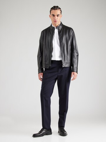 BOSS - regular Pantalón plisado en azul