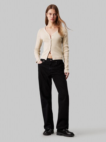 Calvin Klein Jeans Gebreid vest in Beige