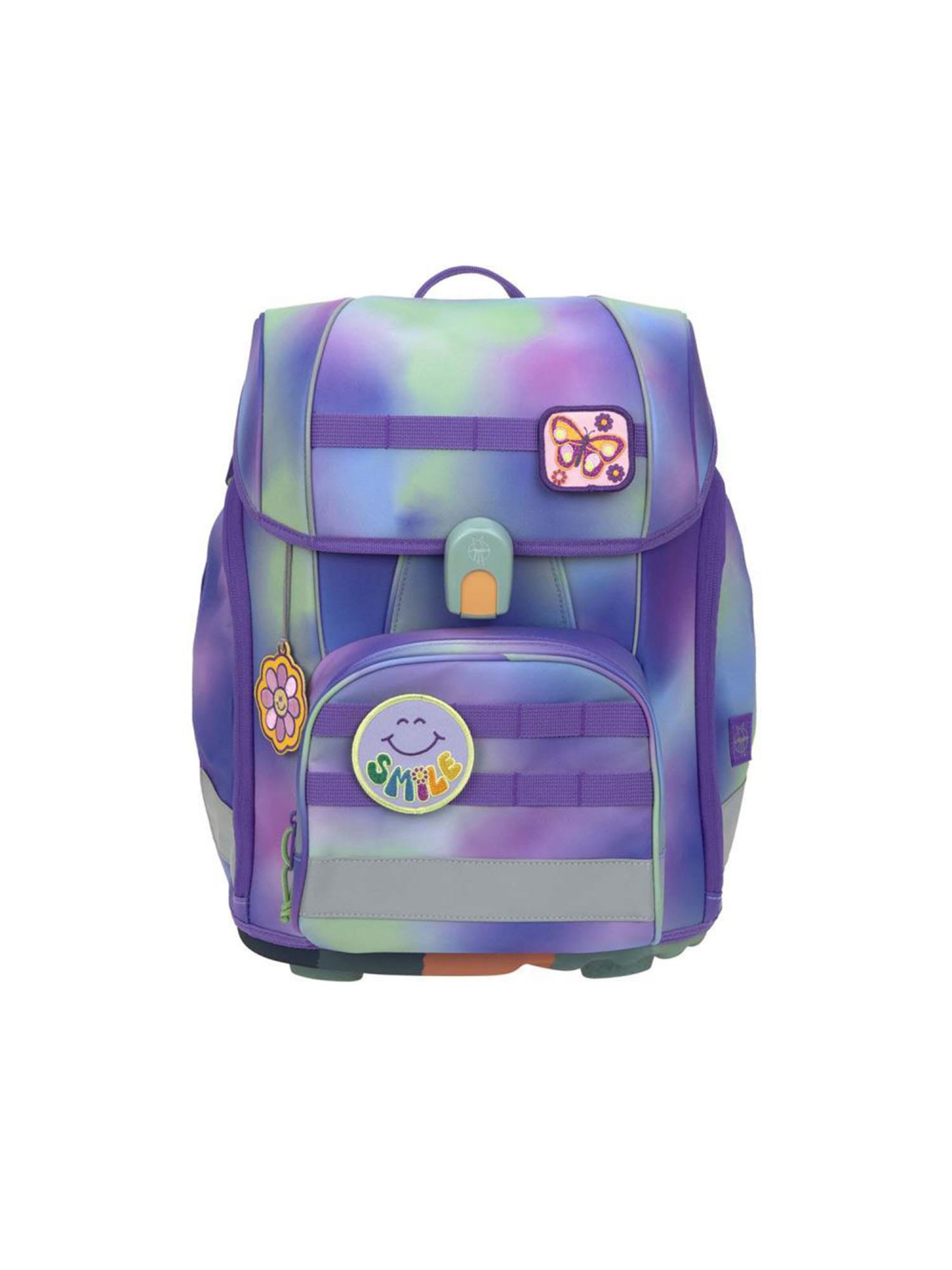 LÄSSIG Backpack 'Boxy' in Purple