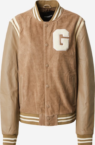 Goosecraft Between-Season Jacket 'Melrose' in Brown: front