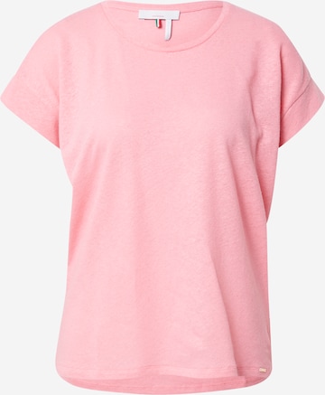 T-shirt 'TICK' CINQUE en rose : devant