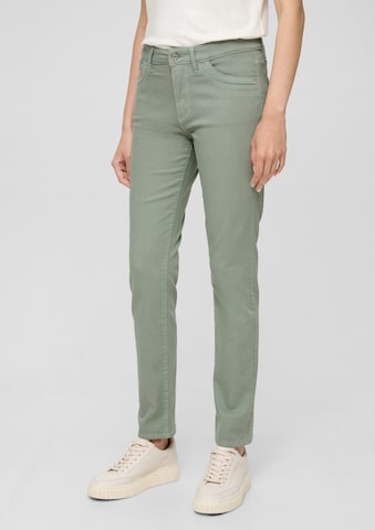 s.Oliver Skinny Jeans 'Betsy' in Green: front