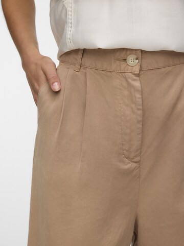 VERO MODA Loose fit Pants 'VMFLEUR' in Beige