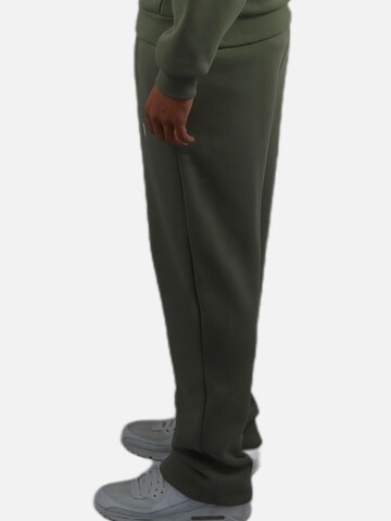 HEFTYKA Loosefit Sporthose 'OPEN'‌‌‌‌‌ in Grün