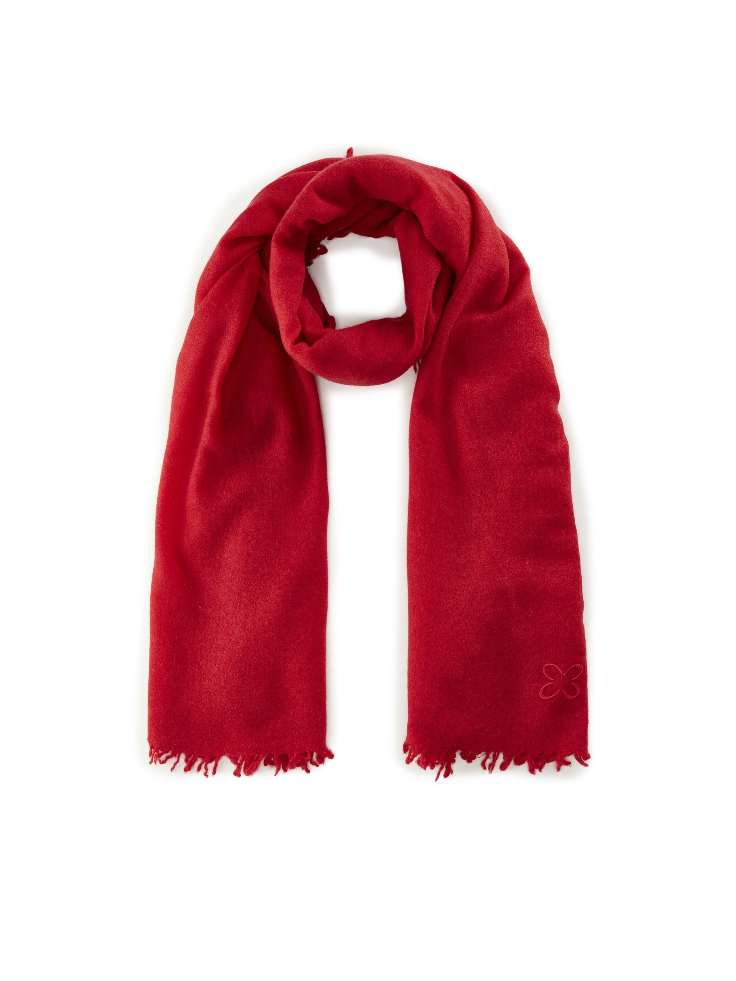 Écharpe CODELLO en rouge : devant