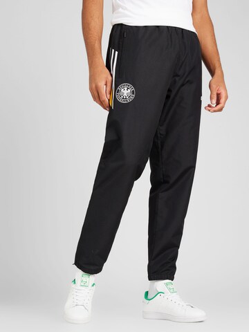 ADIDAS SPORTSWEAR Regular Workout Pants in Black: front