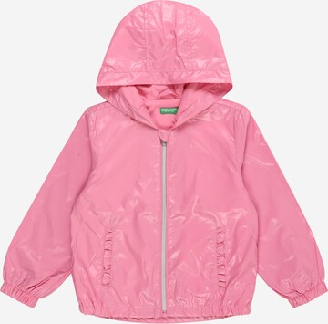 Veste mi-saison UNITED COLORS OF BENETTON en rose : devant