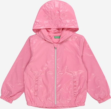 UNITED COLORS OF BENETTON - Chaqueta de entretiempo en rosa: frente