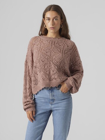 Pull-over VERO MODA en rose : devant