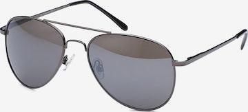 styleBREAKER Sonnenbrille 'Piloten Sonnenbrille' in Grau