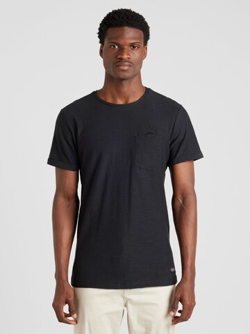 BLEND - Camiseta en negro: frente