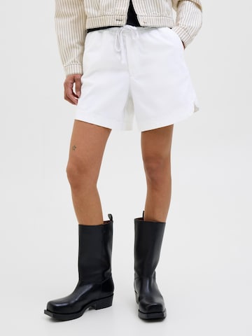 JJXX Regular Broek 'JXMollie' in Wit: voorkant
