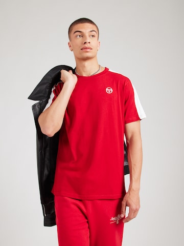 T-Shirt 'CARLO' Sergio Tacchini en rouge : devant