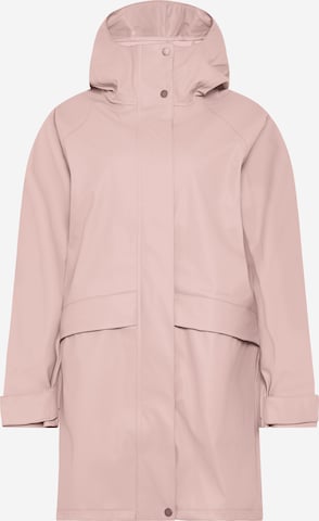 Manteau fonctionnel 'ELLY' Didriksons en rose : devant
