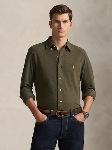 Polo Ralph Lauren Regular fit Button Up Shirt in Green: front