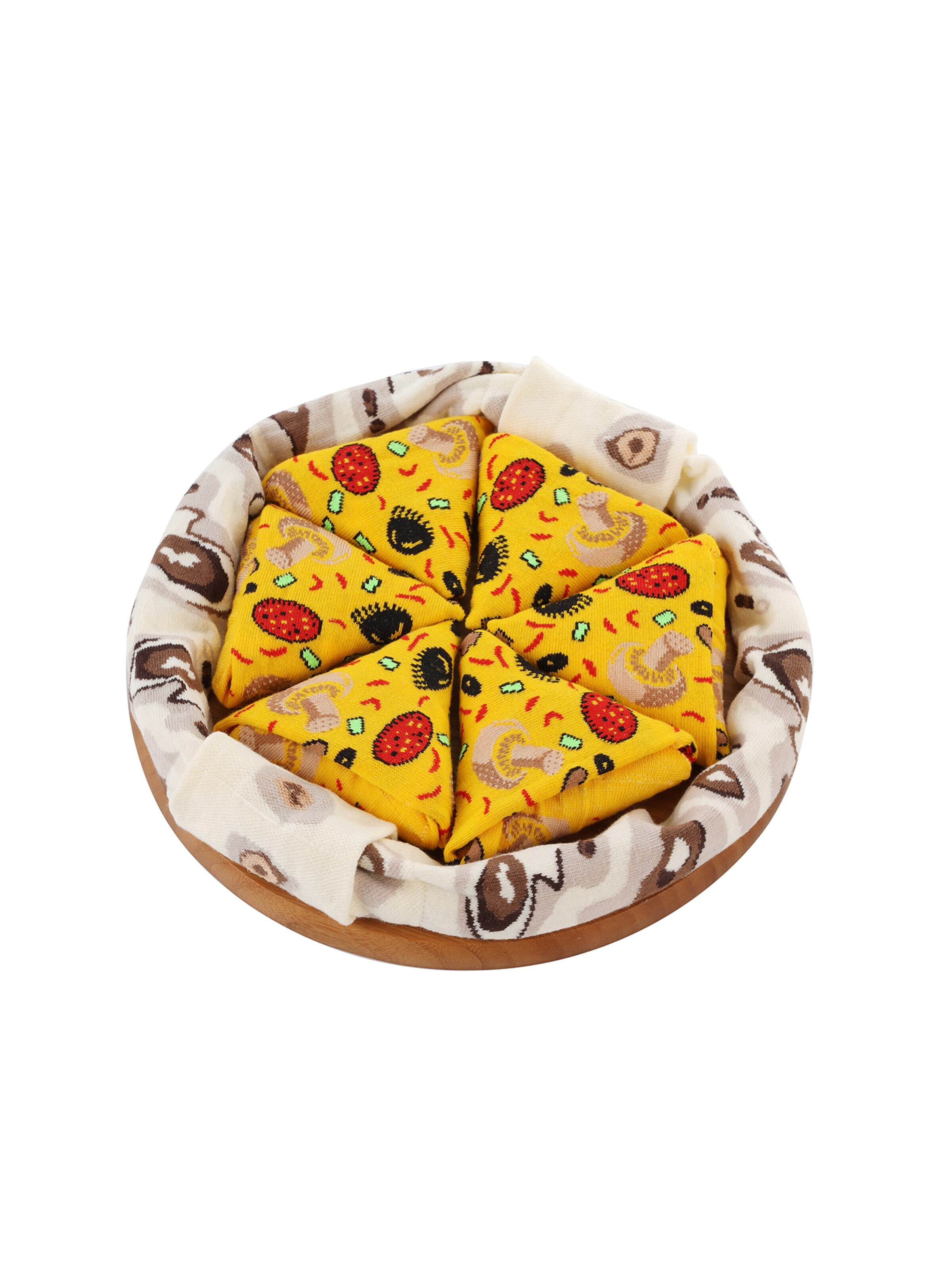 Crea Socks - Calcetines 'Pizza' en Mezcla de colores