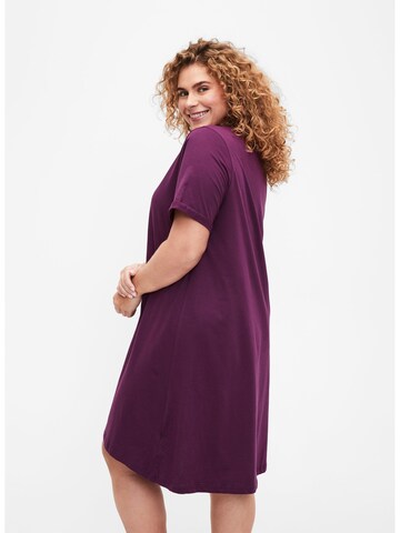 Zizzi Nightgown 'Mally' in Purple