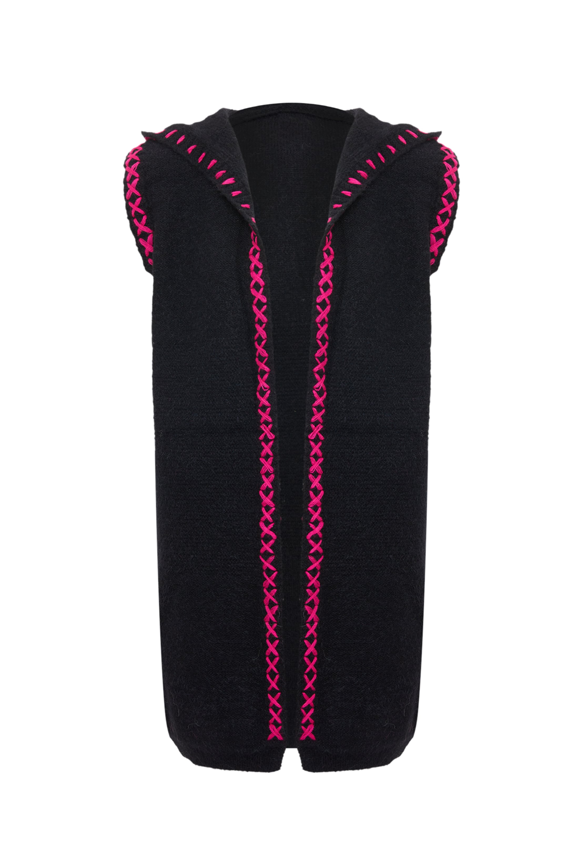 IZIA Вязаная жилетка в Черный: спереди