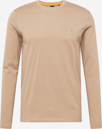T-Shirt 'Tacks' BOSS Orange en beige : devant