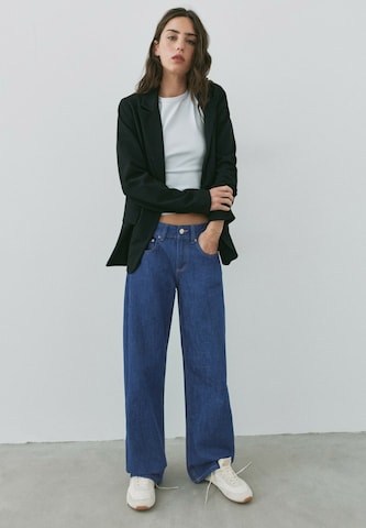 Pull&Bear Loosefit Jeans i blå: forside