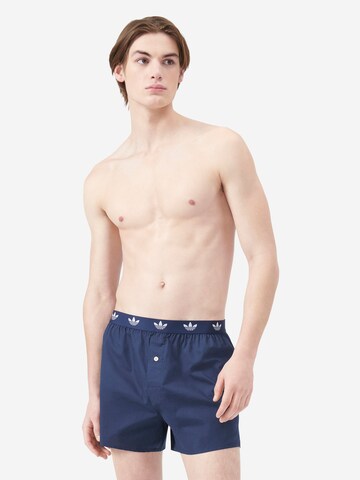 ADIDAS ORIGINALS Boxershorts ' Comfort Cotton Woven ' in Blauw: voorkant