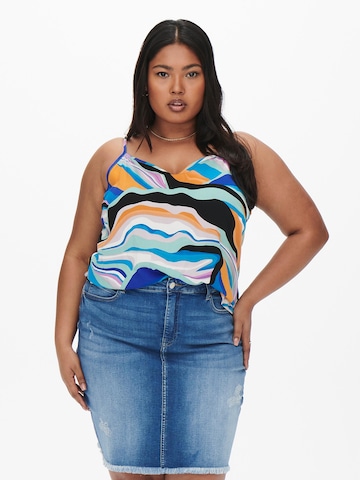 ONLY Carmakoma Top 'Nova' in Blue: front