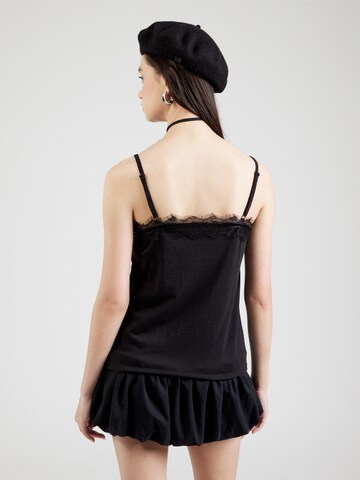 VILA Top 'VIDREAMERS' in Schwarz