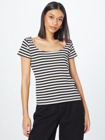 T-shirt Sisley en noir : devant