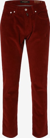 PIERRE CARDIN Pants 'Lyon' in Red: front