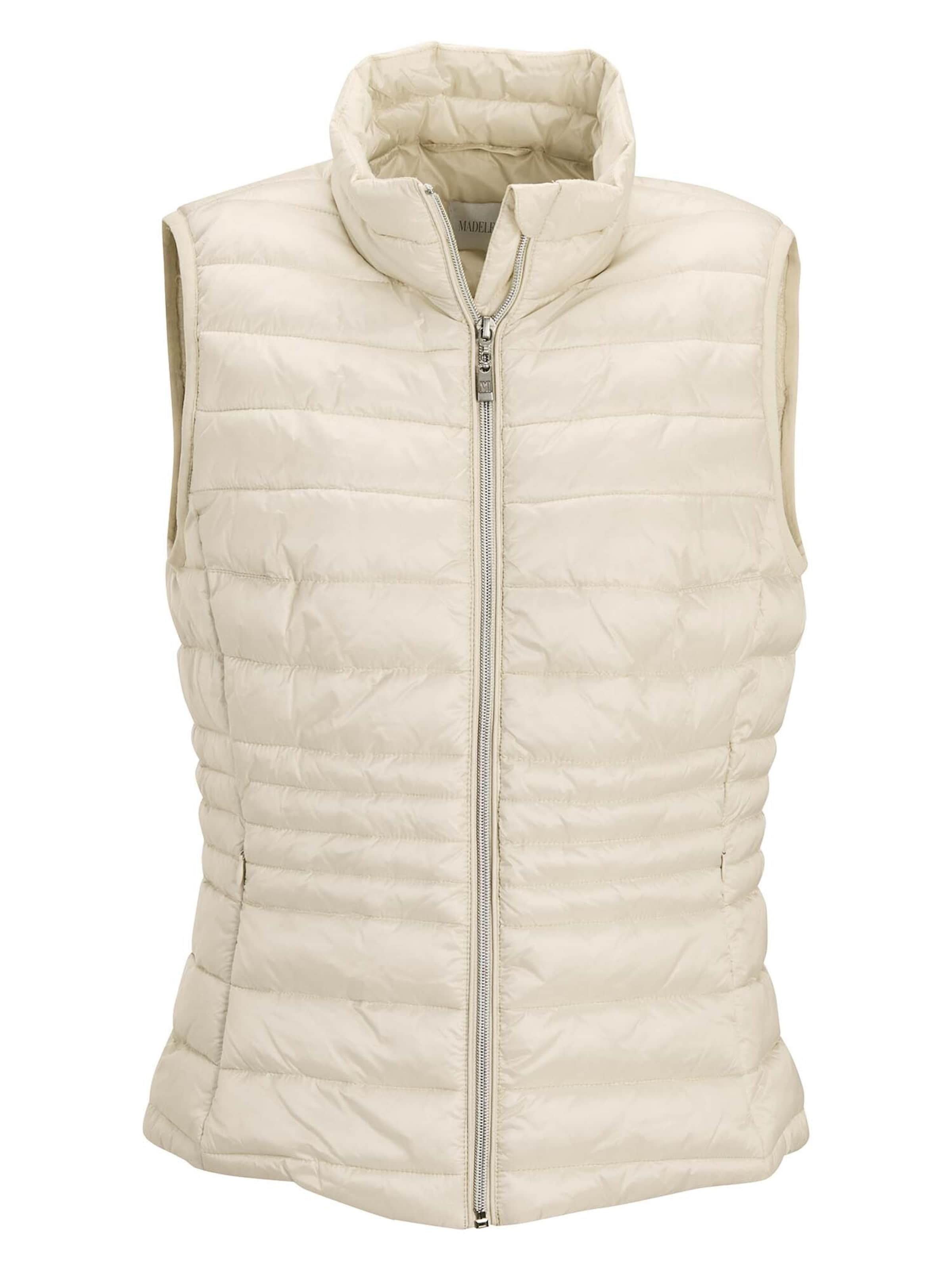 MADELEINE Bodywarmer in Wit: voorkant