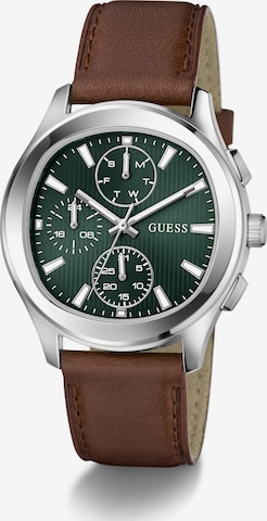 Montre à affichage analogique 'Palmer' GUESS en marron : devant