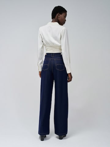 évasé Jean Salsa Jeans en bleu