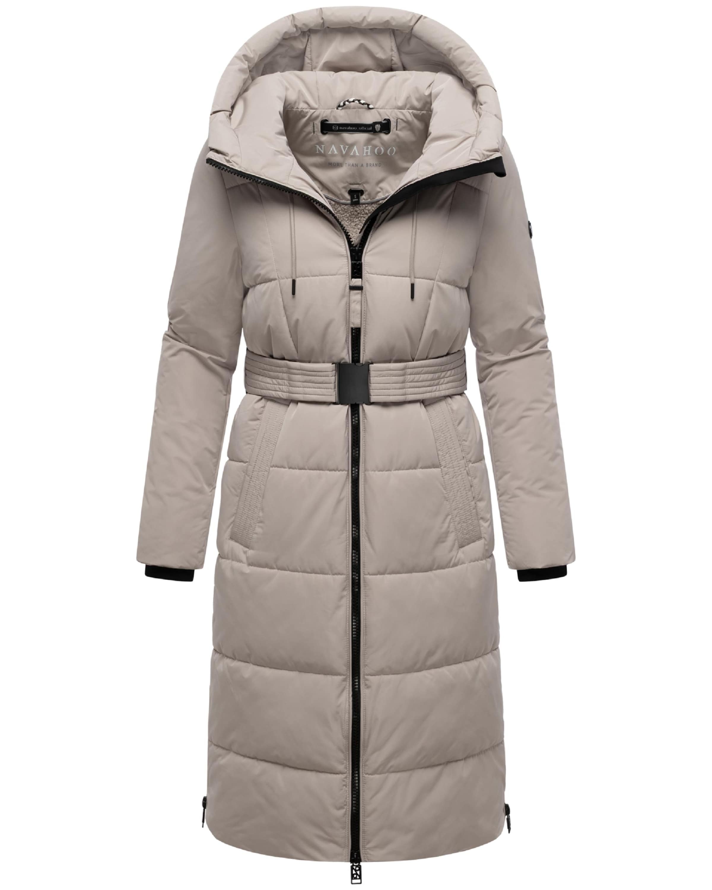NAVAHOO Płaszcz zimowy 'Herbstnebel 14' w kolorze szary