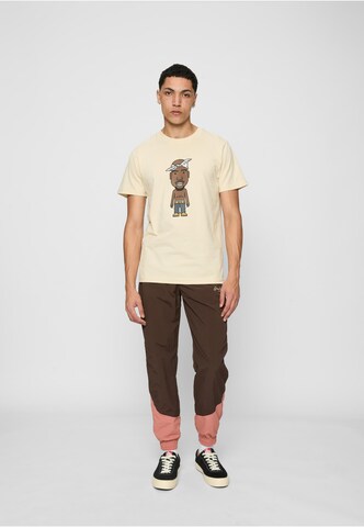 Mister Tee Shirt 'LA Sketch' in Beige