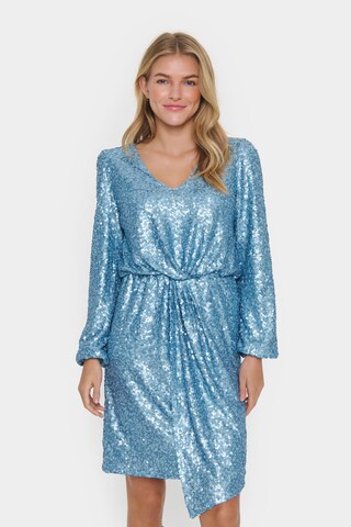 SAINT TROPEZ Kleid 'Jada' in Blau: Vorderseite