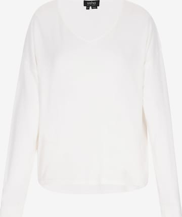 usha BLACK LABEL Pullover in Weiß: Vorderseite