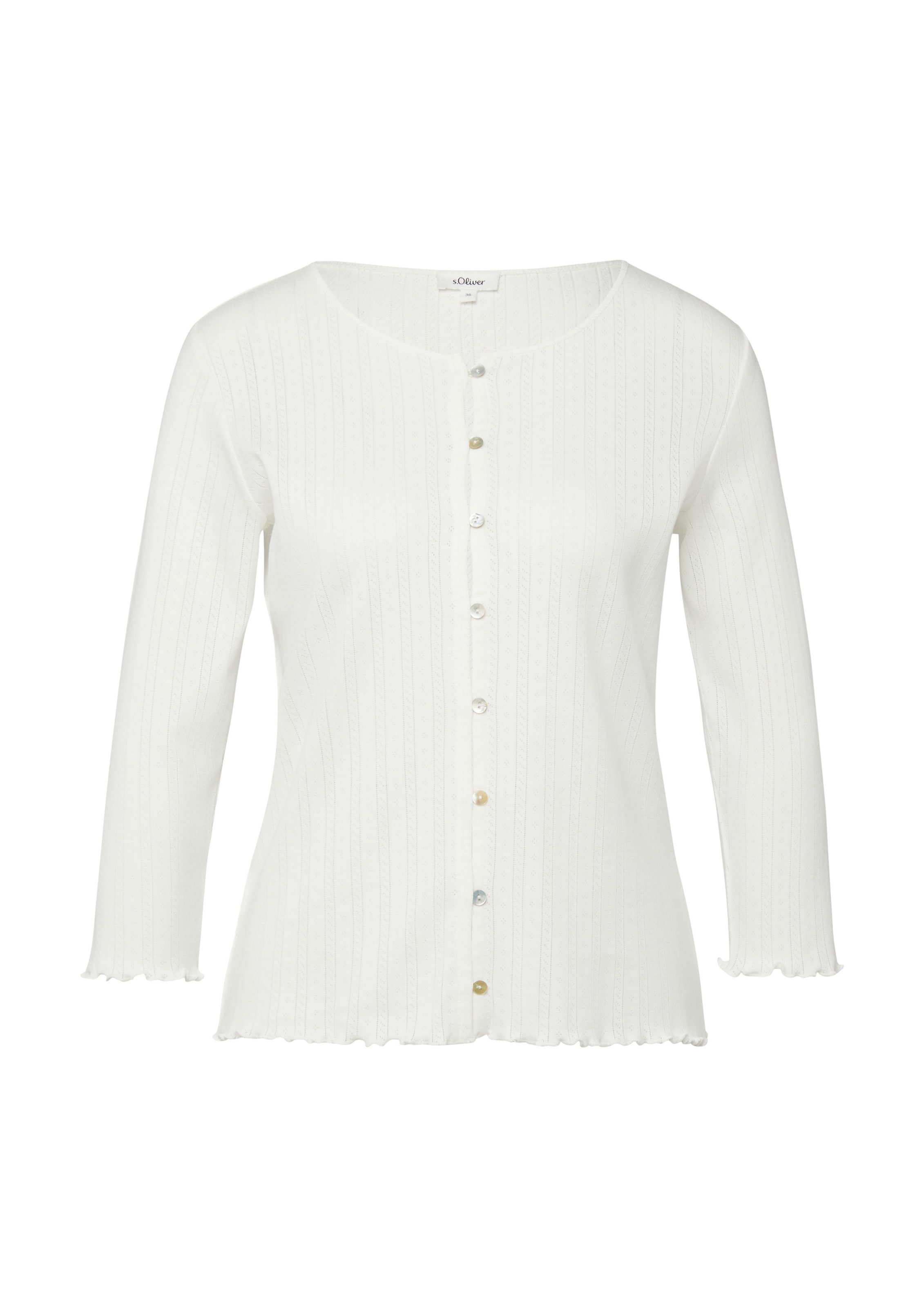 Cardigan s.Oliver en beige : devant