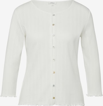 Cardigan s.Oliver en beige : devant