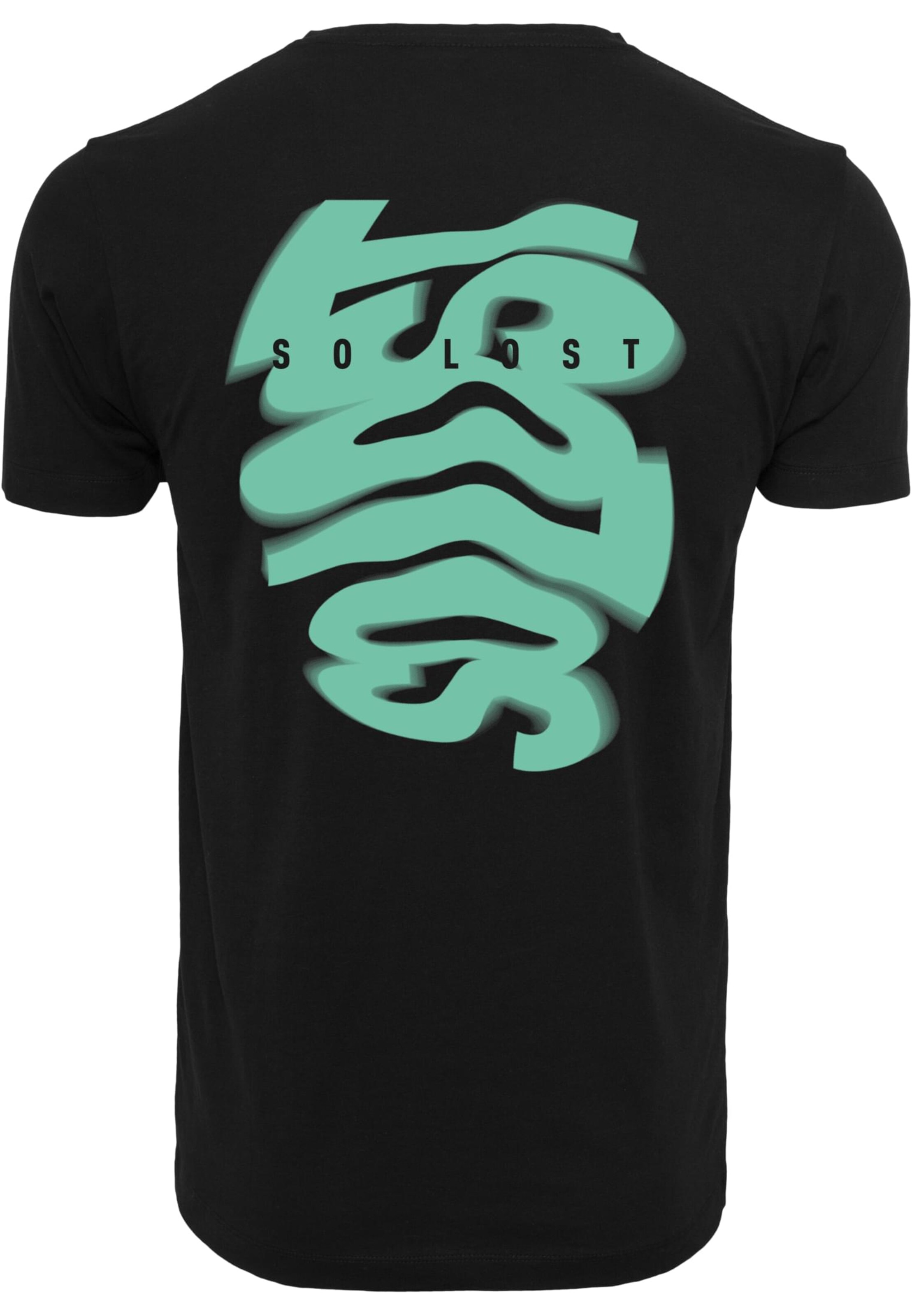 MT Men T-Shirt 'So Lost' in Schwarz