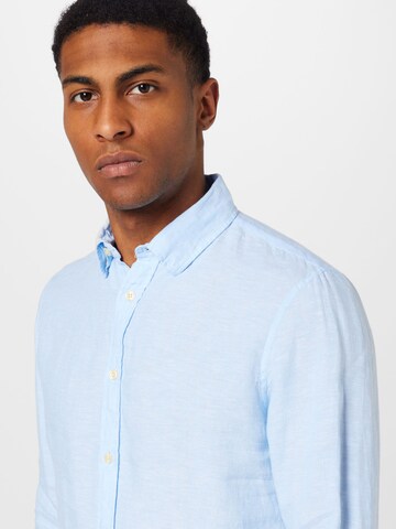 Matinique Regular fit Overhemd 'Trostol' in Blauw