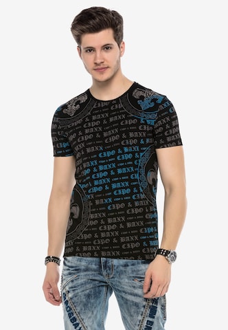 CIPO & BAXX T-Shirt in Schwarz